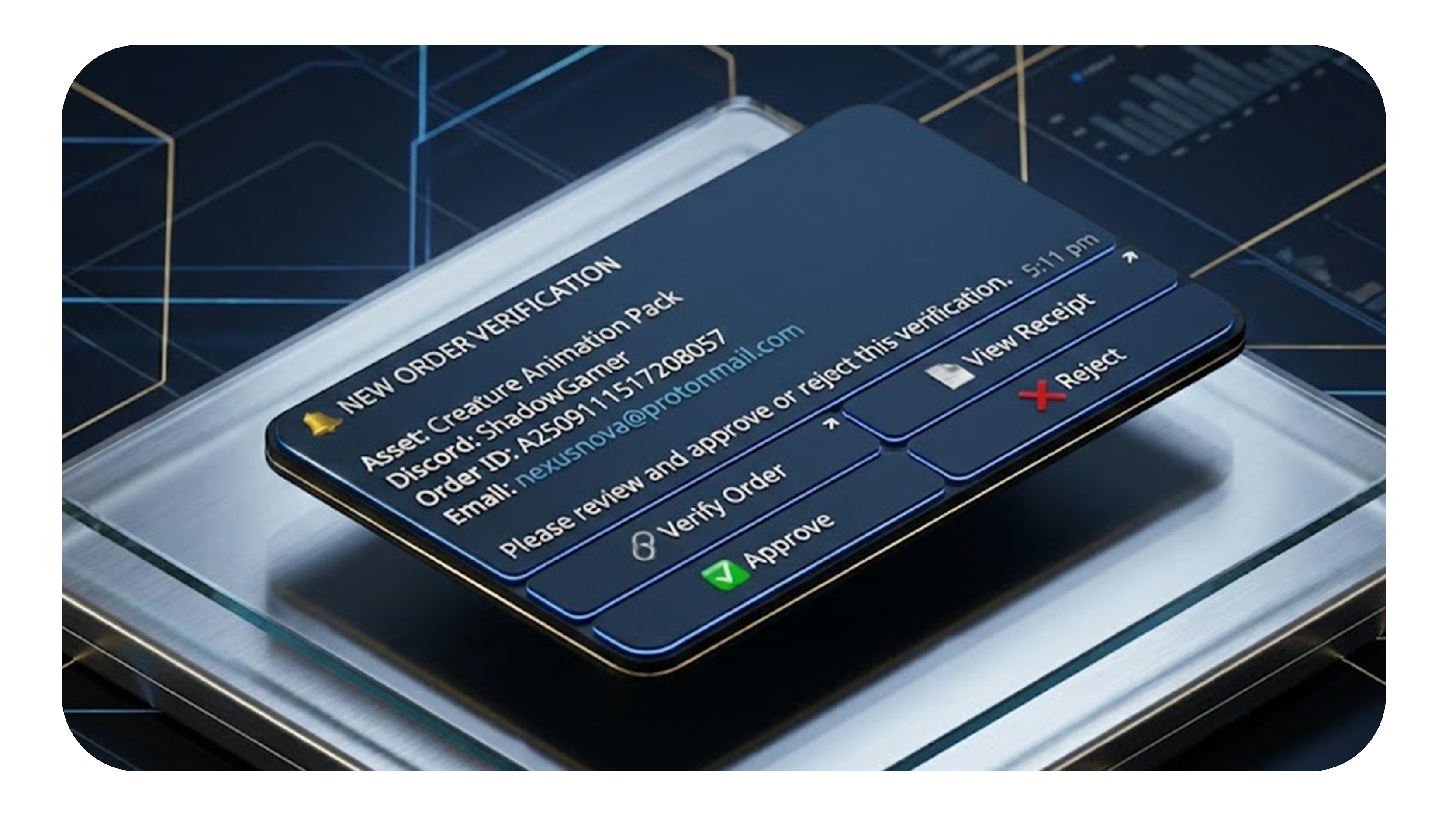 One-click approval workflow